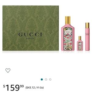 New without tags Gucci Flora perfume set.